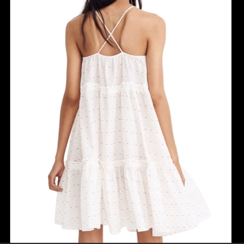 Madewell cami tier cross-back sundress